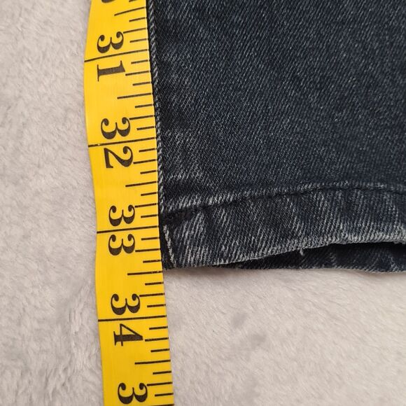 Seven7 Jeans Black Straight Leg Women's SZ 27 Low Rise - Picture 10 of 11